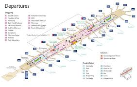 Emirates Terminal 3 Departures Map Dubai Airport Airport Terminal 3 Airport Map