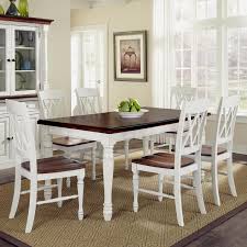 home styles monarch white/oak dining