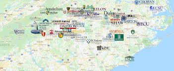 Colleges In North Carolina Map North Carolina Map North Carolina Colleges North Carolina