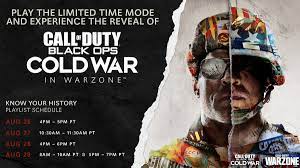Hora del centro de méxico y 6. Warzone Conoce La Historia Fecha Y Hora Para Repetir El Evento De Black Ops Cold War Millenium