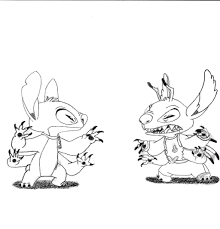 Download here free lilo and stich coloring pages! Online Coloring Pages Coloring Stitch And Evil Alien Coloring