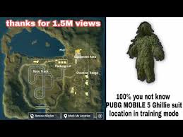 The ghillie suit itself is a green body mesh with foliage around it that cannot be disabled. Pubg Mobile India Top 5 Ghillie Suit Location In Pubg Mobile Training Mode You Know Youtube