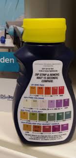 teststrips water aquachek ter controle van uw zwembadwater en spa
