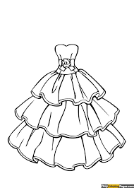 Barbie is available in numerous avatars throughout the world and the popularity of these dolls has spawned numerous movies, doll houses. Clothes Coloring Pages For Adults Dress Coloring Pages Wedding Coloring Pages Coloring Pages For Girls