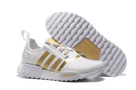 Adidas Nmd R1 Black And Gold Trendy Couples Adidas Nmd Runner Primeknit Trail Running Shoes White Gold Adidas Nmd Adidas Originals Nmd Adidas Nmd Boost