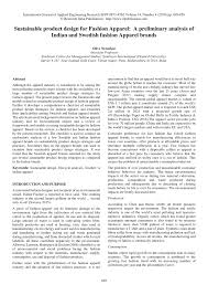 Bhoomki features brands who source organic, recycled, and/or artisan fabrics. Pdf Sustainable Product Design For Fashion Apparel A Preliminary Analysis Of Indian And Swedish Fashion Apparel Brands Http Ripublication Com Volume Ijaerv14n4 Htm Http Ripublication Com Volume Ijaerv14n4 Htm
