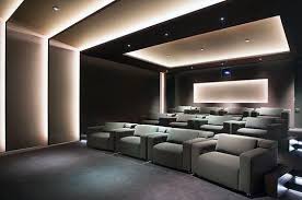 Top 40 Best Home Theater Lighting Ideas Illuminated Ceilings And Walls Home Cinema Room Home Theater Seating Home Theater Lighting
