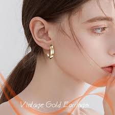 BEELIFY 6 Pairs of Gold Hoop Earrings Set for Women, 14K Gold Plated  Lightweight Hypoallergenic Chunky Open Hoops Jewelry for Birthday/Christmas  Gifts, Zinc, No Gemstone : Buy Online at Best Price in