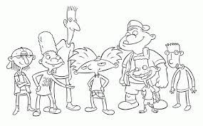 Free printable arnold and gerald coloring page in vector format, easy to print from any device and automatically fit any paper size. Hey Arnold Coloring Pages 8 Free Printable Coloring Pages 127672 Coloring Home