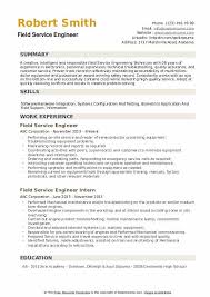 The electrical engineering cv sample gives a precise idea of what exactly the cv would look like for the electrical engineers. Field Service Engineer Resume Samples Qwikresume