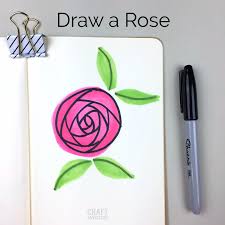 Techniques in this lesson can be applied to any drawing or painting medium. Draw This With Me Some Lovely Little Rose Doodles Video Video Rose Doodle Cute Flower Drawing Flower Drawing