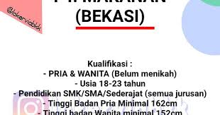 Bersedia ditempatkan di seluruh wilayah negara kesatuan republik indonesia. Loker Via Bkk