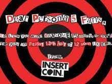 From arthur to to loonie toons to spiderman to family guy, cartoon characters and symbols are a common site on play. Persona 5 Make Your Own Calling Card