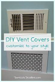 Antique recreated cast iron victorian style floor. How To Make Custom Air Vent Covers Domestic Deadline