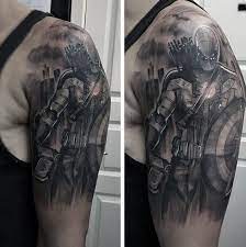 Top 57 Marvel Tattoo Ideas 2021 Inspiration Guide Half Sleeve Tattoo Upper Half Sleeve Tattoos Marvel Tattoo Sleeve