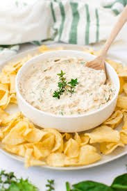 Easy Healthy French Onion Dip Gluten Free Recipe French Onion French Onion Dip Healthy Appetizers Dips