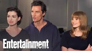 Interstellar (2014) cast and crew credits, including actors, actresses, directors, writers and more. Interstellar Matthew Macconaughey Anne Hathaway Jessica Chastain On Scifi Entertainment Weekly Youtube