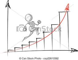 Simple People Exponential Growth Chart