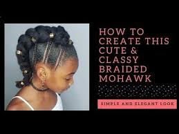 That being said, these iconic braided hairstyles youtube tutorials will give you a reason to switch up your. Braided Mohawk Hairstyle For Little Girls Youtube Mohawk Hairstyles Mohawk Braid Hair Styles