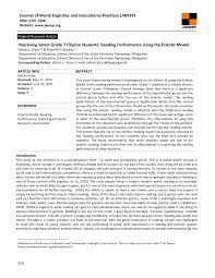 Ielts band 9 essays example. Pdf Improving Select Grade 7 Filipino Students Reading Performance Using The Eclectic Model