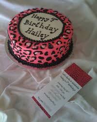 Send a smile and share a birthday wish with a hallmark card from walgreens. Pink Leopard Print Cake Theflowershop Ae 40325