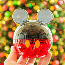 This Adorable Mickey Sip Sip Is A Special Drink For Christmas At Hong Kong Disneyland It S Filled With Peach Soda And Mickey Pearls Little Gummies The Pea