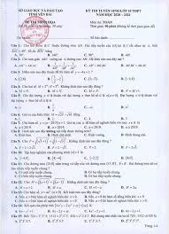 Đề thi minh họa thpt quốc gia 2021 môn hóa học thuộc tổ hợp khoa học tự nhiên đã được công bố với tổng 50 câu hỏi. Ä'ap An Ä'á» Thi Minh Há»a Tuyá»ƒn Sinh Vao 10 Mon Toan Tá»‰nh Yen Bai NÄƒm 2020