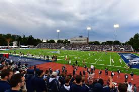 All stadium lights are custom made, so the price depends on a lot of things….how much steel to similarly your question is nonsense because it assumes that all football stadium lights are the same. Villanova University Touts New Stadium Lights Mainlinesuburbanlife Mainlinemedianews Com