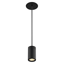 Black Led Cylinder Pendant 2700k 650lm At Destination Lighting Destination Lighting Ceiling Lights Pendant Lighting
