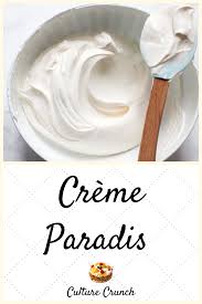 Creme Paradis Minute La Recette Facile Creme Pour Gateau Recette De Ganache Recette Creme Dessert