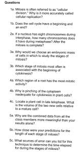 A vegetative division, whereby each daughter cell is genetically identical to the parent cell (), and a reproductive cell division, whereby the number of chromosomes in the daughter. 1a Mitosis Is Often Referred To As Cellular Chegg Com