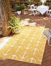 Outdoor Coastal Rug Handknotted