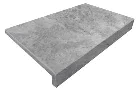 You should place a fabric sheet along the base to prevent vegetation growth in the future. Silver Grey Travertine Drop Face Pool Coping Melbourne And Sydney