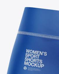 Download Women S Sport Shorts Mockup Front View In Apparel Mockups On Yellow Images Object Mockups