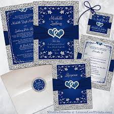 Wedding Invitations Kit With Rsvp Weddingdecoration Weddinginvitations Glitter Wedding Invitations Royal Blue Wedding Invitations Silver Wedding Invitations