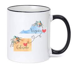 Save up to 50% off when you design buy a personalized photo mug from shutterfly. Colorado Virginia Mug Coffee Cup Gift Best Friend Mom Girlfriend Aunt Grandma Birthday Mothers Day Going Away Present Moving New Job Gifts Kitchen Dining Handmade Products