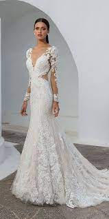 Justin Alexander Wedding Dresses Fit And Flare With Long Sleeves Lace Illusion Ne Justin Alexander Wedding Dress Wedding Dress Sleeves Dream Wedding Dress Lace