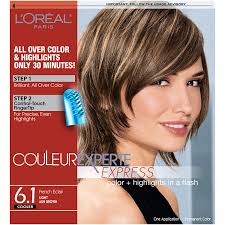 A red hair color works great for natural medium brown hair (that begs for some brightness) and green or blue eyes. Buy L Oreal Paris Couleur Experte 2 Step Home Hair Color And Highlights Kit French Eclair Online In Taiwan B000kohsqa