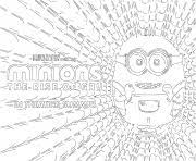 Printable minions the family coloring page. Minion Coloring Pages To Print Minion Printable