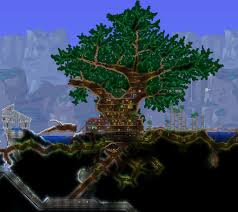 Steam Community Living Tree House I set it up as follows, which repeats across a leveled field wide enough for forty.