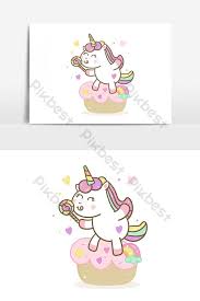 Redesign and art by me. Cute Unicorn Cartoon Kawaii Cute Animal Little Pony For Happy Birthday Vector Graphic Element Png Images Ai Free Download Pikbest
