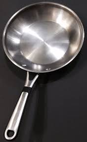 Simply Calphalon 1388 Stainless 8 Inch Fry Saute Pan Skillet W Silicone Handle Ebay Saute Pan Calphalon Pan