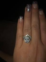 Size 7 Pandora Teardrop Halo Ring With Size 6 Pandora Princess Wish Ring Looks Great St Pandora Bracelet Designs Pandora Rings Princess Pandora Jewelry Charms