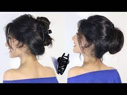 2 Easy Hairstyle Bun With Clutcher New Bun Hairstyles Easy Hairstyle Hair Style Girl Youtube Bun Hairstyles Easy Hair Updos Easy Bun Hairstyles