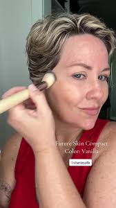 With the weather changing I love using this foundation by @chantecaille  Future Skin Cushion in vanilla. Linked in my bio under shop my look/ fav  foundations 😊 #favorite #foundation #spring ...