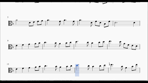 Swan Lake Easy Sheet Music For Viola Youtube