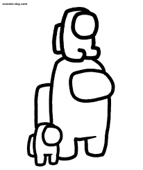 Best among us christmas coloring pages. Pin On Among Us Cat