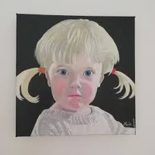 Check out my baby's portrait. The artist just finished it!!!