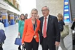 Det strålade om paret på nobelfesten. Ebba Busch Wikipedia