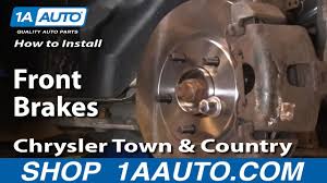 How To Replace Brakes 01 07 Chrysler Town Country Youtube